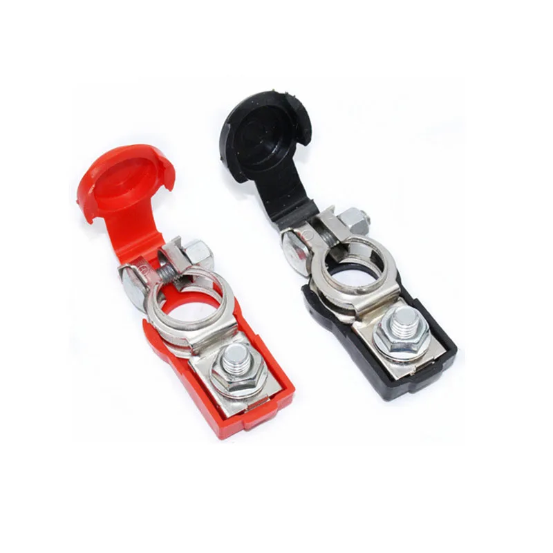 

1 Pair Car Battery Terminal Connector 12V Quick Release Battery Terminals Clamps Cap Clips Cover For Car Caravan