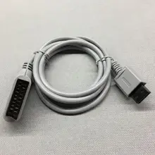 FZQWG 1 PCS 1 8m EU version PlugScart Video HD TV AV Cord Cable for Nintendo