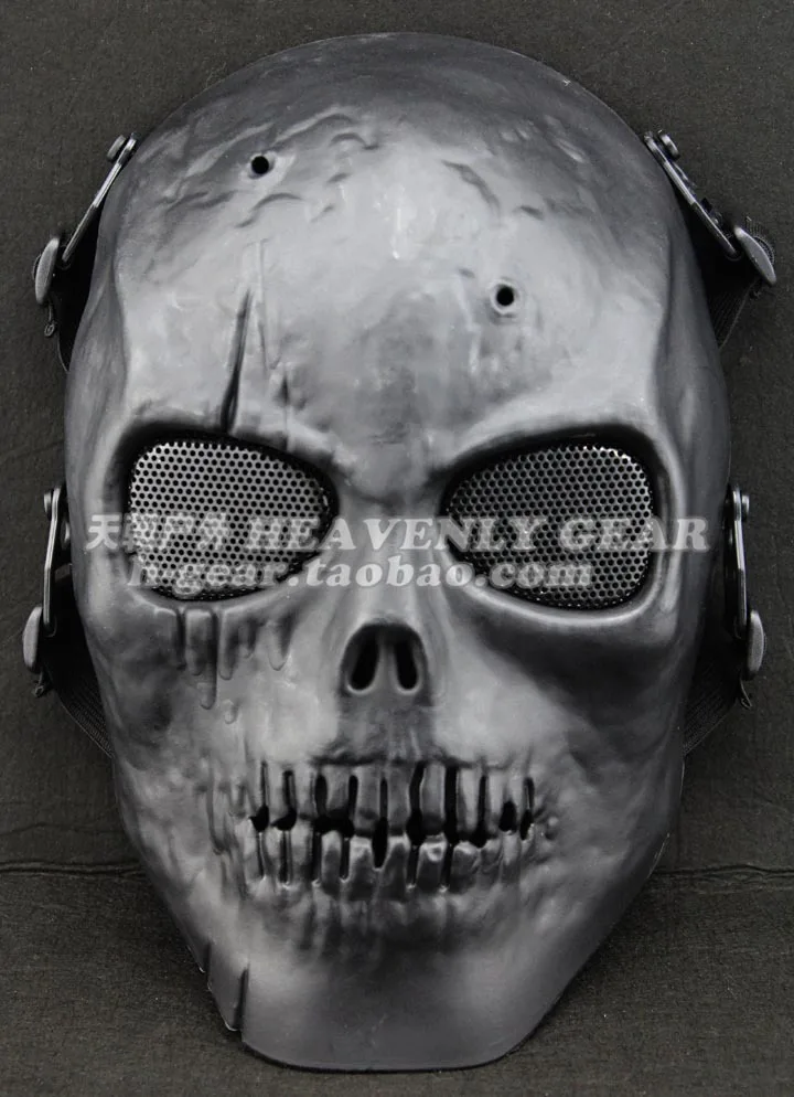 M01 Light Weight Style ARMY OF TWO Wire Mesh Skull Mask (Black) | Дом и сад