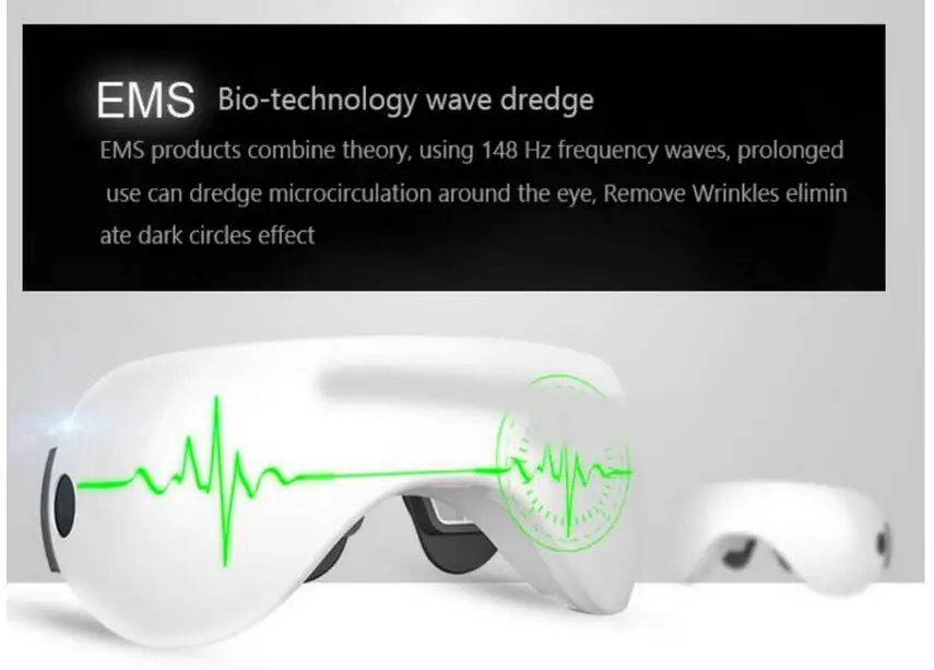 Оптика 3D массажер для глаз восстановление близорукости очки EMS Акупрессура Уход за глазами массаж головы три месяца для восстановления 120 градусов зрения