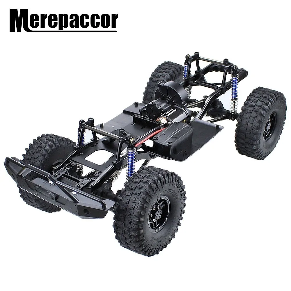 MEREPACCOR 313 мм 12," колесная база собранная рама шасси для 1/10 RC Гусеничный автомобиль SCX10 SCX10 II 90046 90047