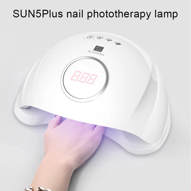 

LED Nail Dryer Gel Phototherapy Lamp Painless 10s Fast Polish Curing Lamp 108W/72W H7JP