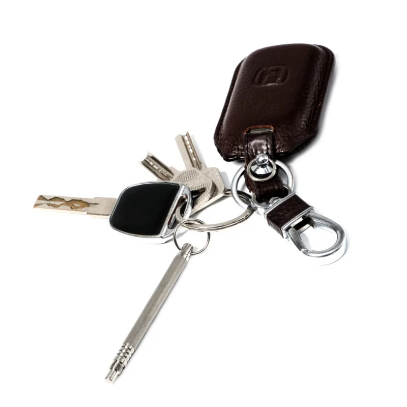 

2018 Waterproof EDC GEAR Pure Titanium Toothpick Multi-function Fruitpick+Holder/Case Reusable/Recyclable Outdoor Travel Kits nx