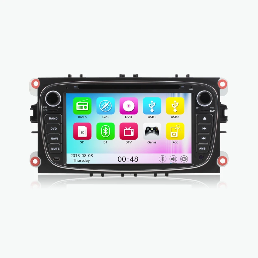 Perfect Liislee Android Car GPS Navigation DVD player For Ford For Focus / For Mondeo / S-max 2007~2011 Multimedia Audio Video Radio 1