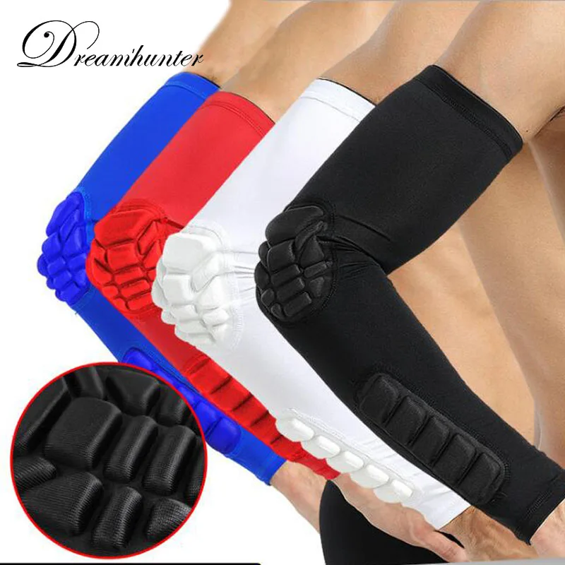 1 pc Basketball arm Sleeve pad extended breathable Crashproof gear elbow support wrist cuffs outdoor unisex Compression Sleeve