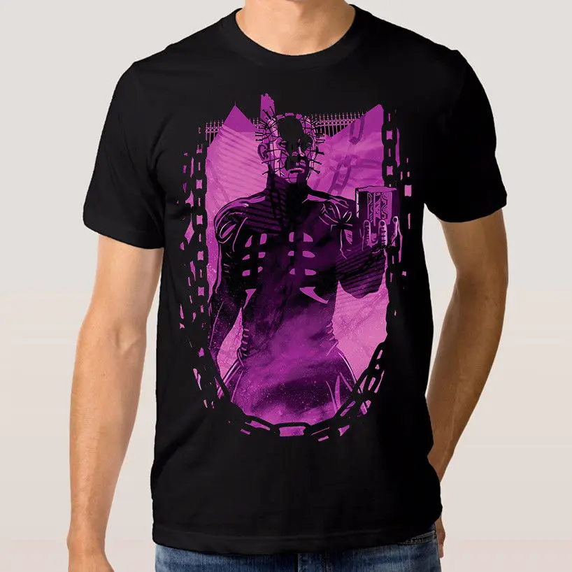 Hellraiser фильм ужасов футболка для мужчин's женщин новый хлопок S-3XL 100% короткий