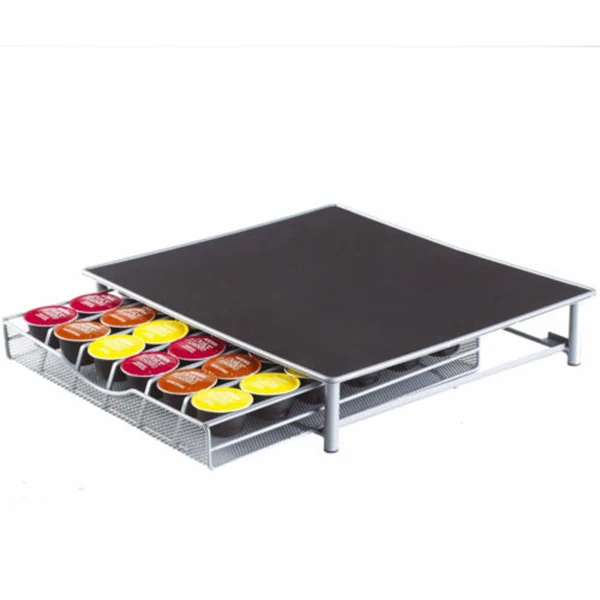 Best Offers 2018 Hot 36Cups Coffee Capsule Pod Holder Storage Stand Drawer Rack Convenient Kitchen Coffee Nespresso Save Space Holder