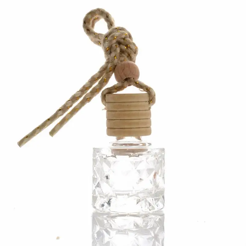 10ml Refillable Car Hang Decoration Glass Essence Oil Perfume Bottle