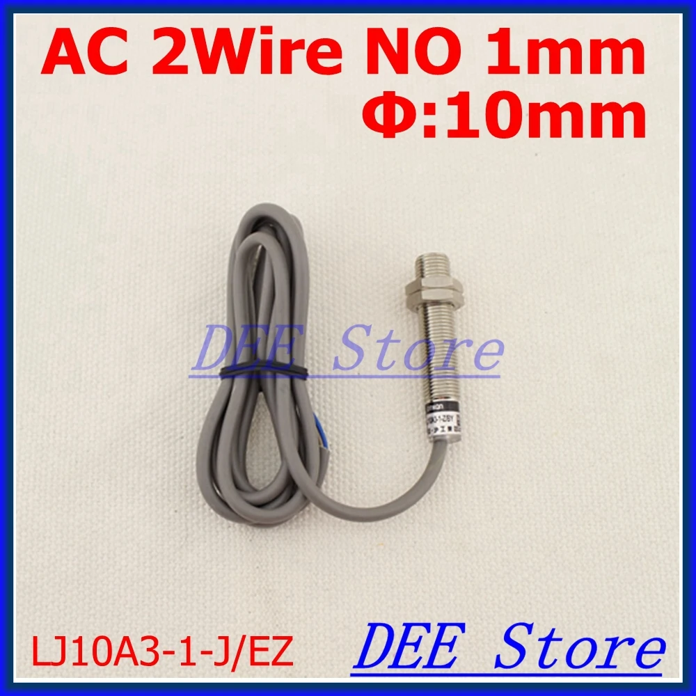 

AC90-250V 2Wire NO AC 400mA Detection Distance 1mm M10 Proximity Switch sensor switch Inductive Proximity Sensor LJ10A3-1-J/EZ