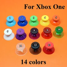 Chenghaorano controle analógico para xbox, 14 cores 2 pçs/lote 3d joystick para xbox one x elite s slim cogumelo cogumelo