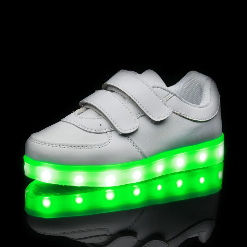 Fashion Kids Sneakers Children's Usb Charging Luminous Lighted Sneakers