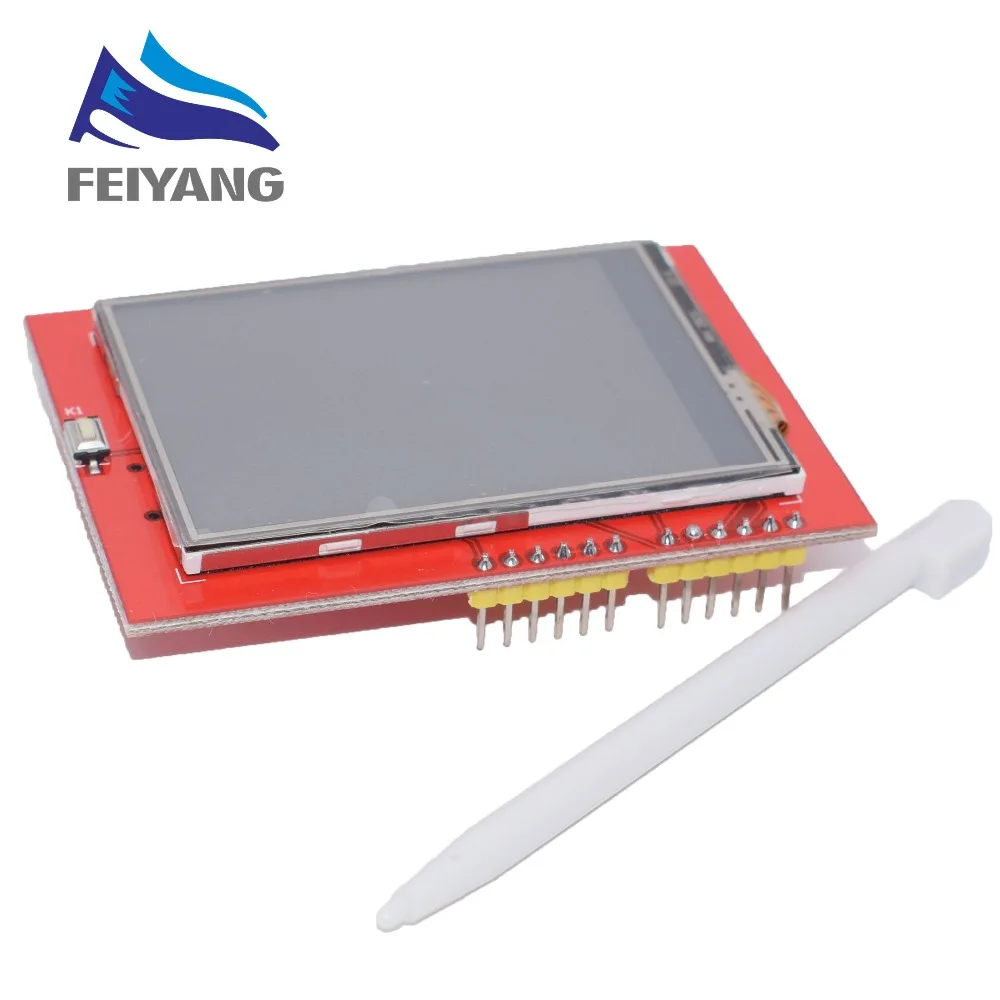 

10pcs LCD module TFT 2.4 inch TFT LCD screen UNO R3 Board and support mega 2560 with gif Touch pen
