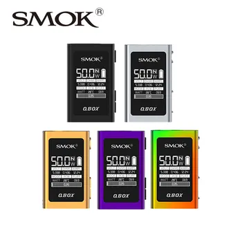 

100% Original SMOK QBOX TC Box MOD 1600mAh Vape Box Mod suit SMOK TFV8 Baby Tank Atomizer VS Smok AlienElectronic Cigarette MOD