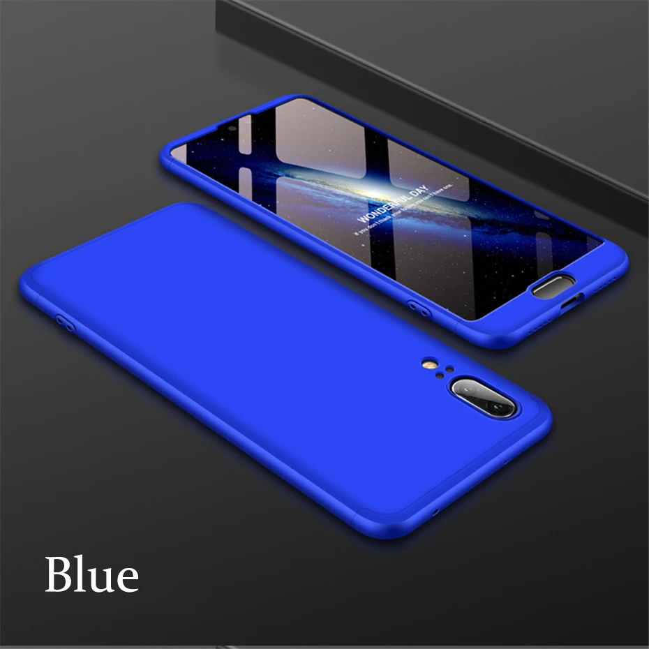 MOUSEMI Hard Case For Huawei P20 Lite Back Cover 360 Full Body With Tempered Glass On For Huawei P20 Lite P10 Lite P10 Plus Case  (5)