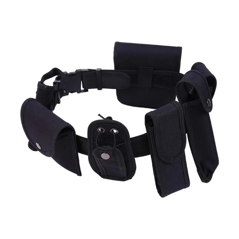 8 IN 1 Multifunction Outdoor Self defense Tactical Belt Security Belts