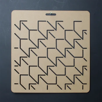 

feather figure drawing 20*20cm costura Embroidery Quilting template,sewing patchwork ruler accessories plotting board