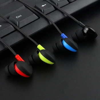 

qijiagu 100pcs fashion stereo Wired headset sport earphoneand roid-based general phone music headphone with Mic Earphones