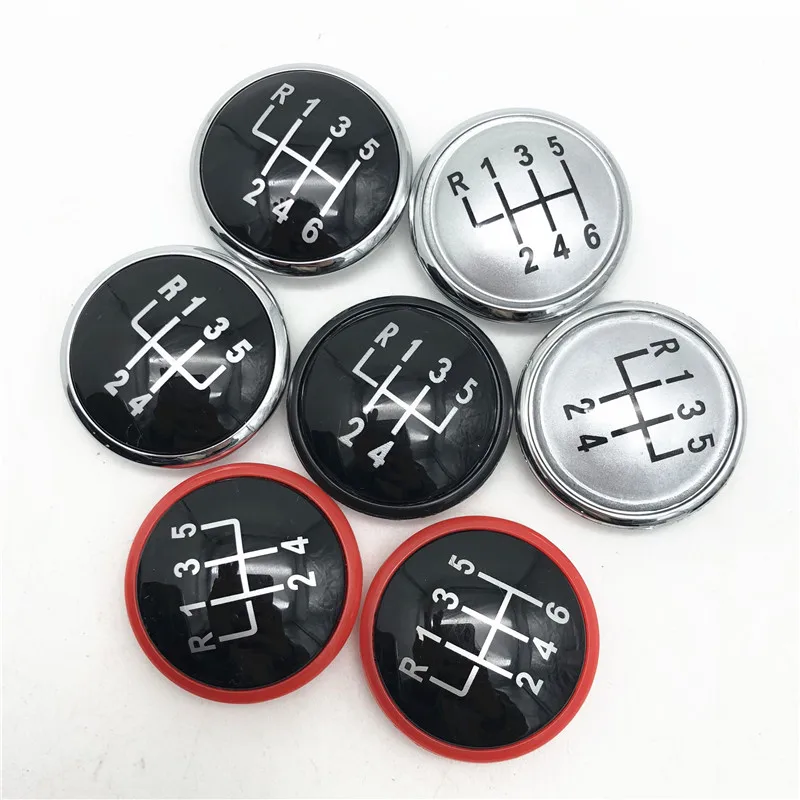 

For VW Volkswagen Mk4 Golf3 GTI R32 Jetta Bora LUPO POLO CADDY SEAT CORDOBA INCA IBIZA Gear Shift Knob Emblem Cap Cover