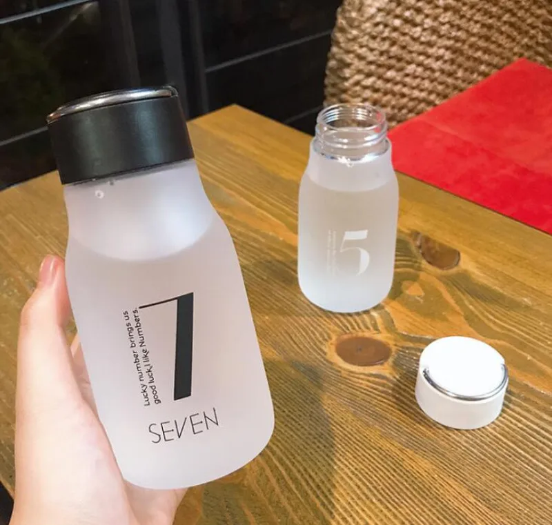 300 мл портативная Милая пластиковая бутылка для воды на открытом воздухе для велосипеда, матовые бутылки для фруктовых напитков для путешествий, Герметичная Бутылка Для Воды