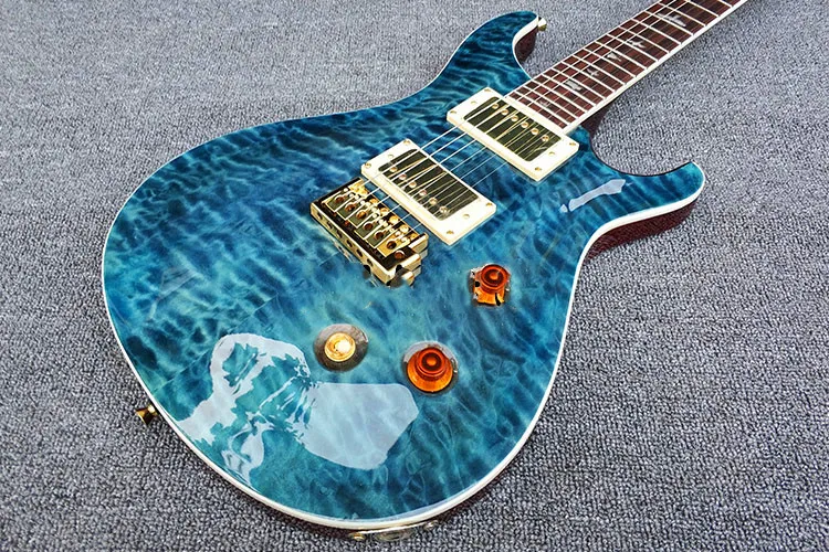 

Top quality guitarra electrica replica guitar chitarre elettriche Musical Instrument guitare electrique blue electric guitar