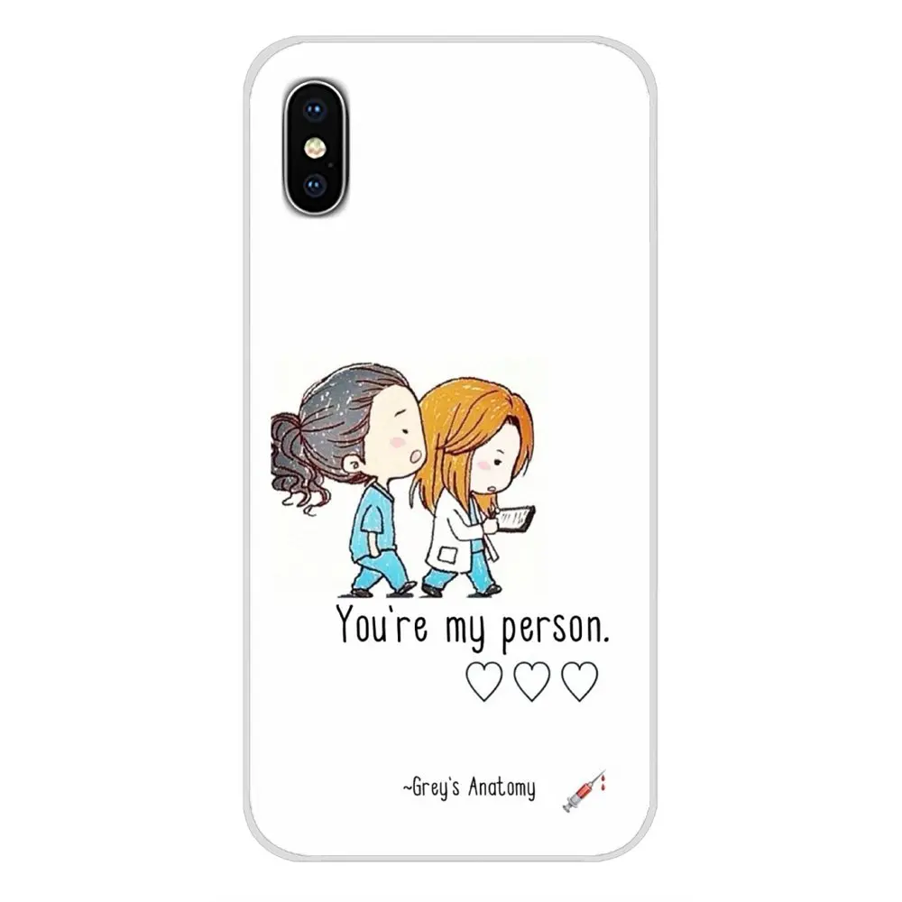Мягкий прозрачный чехол для Samsung Galaxy S4 S5 MINI S6 S7 edge S8 S9 S10 Plus Note 3 4 5 8 9 You're My Person Greys