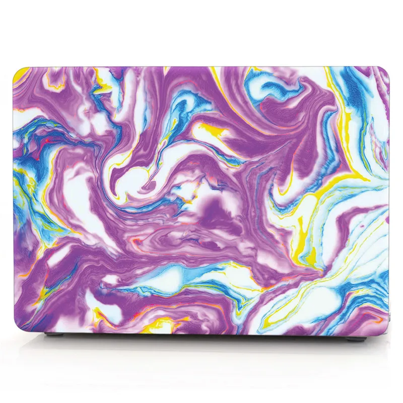 Мраморный чехол для Macbook Air 11 12 13 дюймов 3D модный жесткий ноутбука Pro 15 Carcasa Coque