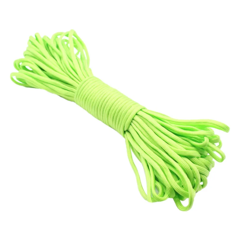 2019 Outdoor climbing rope paracord 550 bracelet nylon parachute rope is attached to a 100-foot seven-core polyester parachute (16)