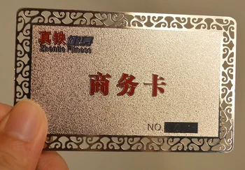 

Business card Silver Simple and generous best way of business promotion
