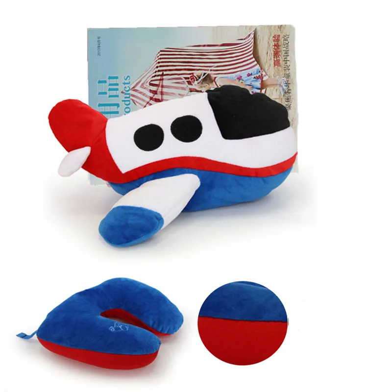 Bebecocoon Kawaii Декоративные подушки самолет Кабриолет ushaped Подушки для шеи Мягкие