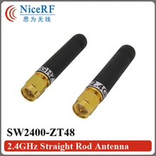 20 шт./лот SW2400-ZT48 2,4 ГГц прямой стержень антенна