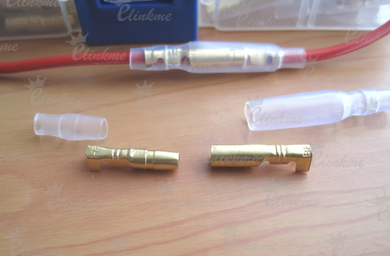 3.5mm Brass Bullet Barrel shape Connector Terminal Male & Female plus