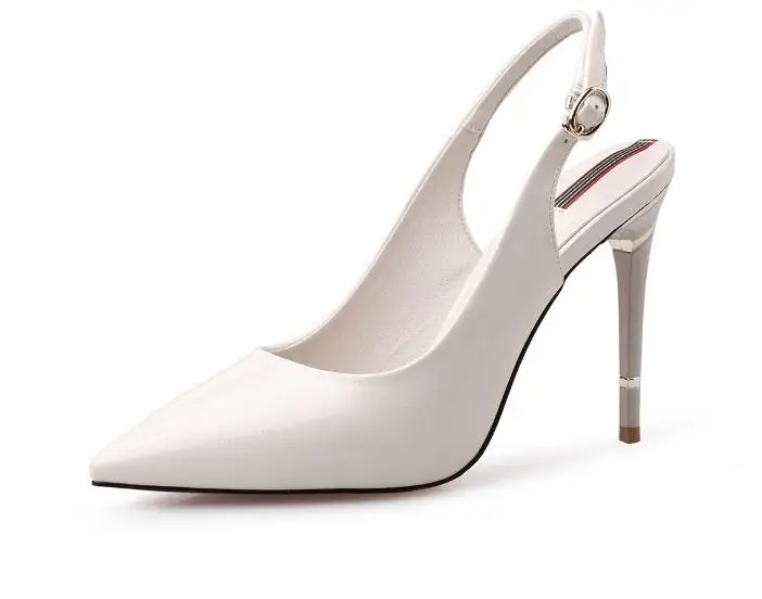 

free shipping The factory is selling the new 2019 pointy single-toe slingback sandals for women EUR size 34--39