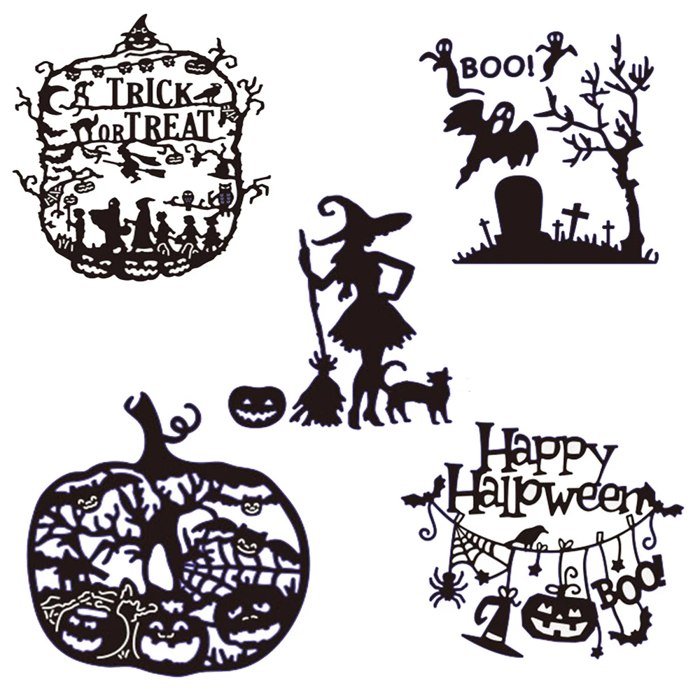 Happy Halloween Metal DIY Die Cutting Stencil Scrapbooking Embossing Paper good Happy Halloween Metal DIY Die Cutting Stencil Scrapbooking Embossing Paper good