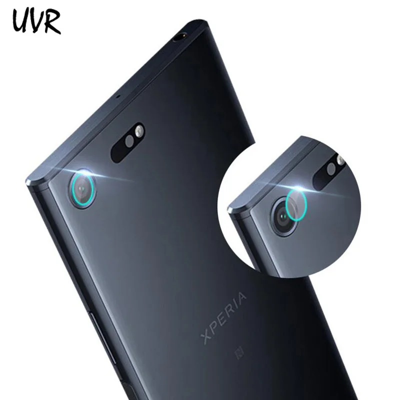 

UVR 2PCS For Sony Xperia XZ Premium Soft Back Camera Lens Tempered Glass Screen Protector Film for Sony XZs Protective Glass