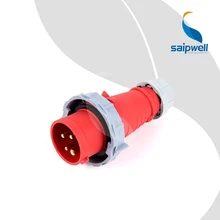 Saipwell Лидер продаж Европейский Водонепроницаемый Промышленные вилки en/iec 60309-2 4 P 16a IP67 sp-282