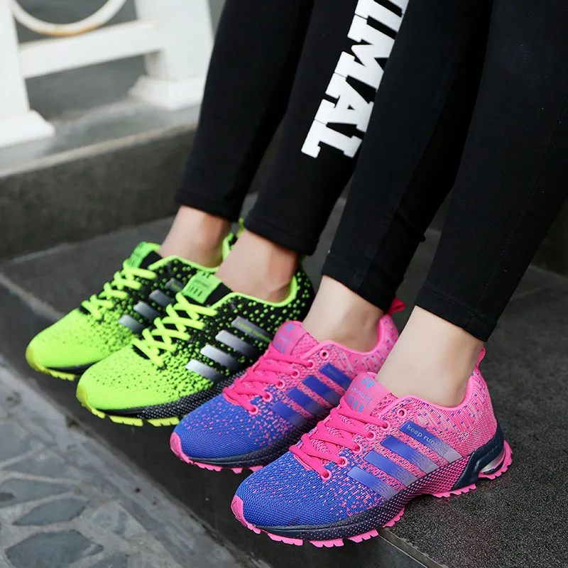

Sneakers Running Shoes Light Breathable Keep Lace-up Men Shoes Human Race Casual Running Shoes for Male Blue Plus Size
