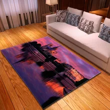 Ковер с нордическим узором 3D область печати Коврик противоскользящий большой ковер для гостиной спальни детской кухни коврик впитывающий воду домашний декор