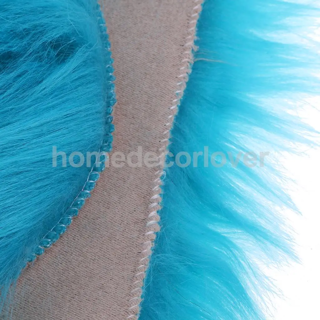 40x60cm Sheepskin Fluffy Skin Faux Fur Fake Rug Mat Rugs For Living Room Bedroom Sofa Floor 