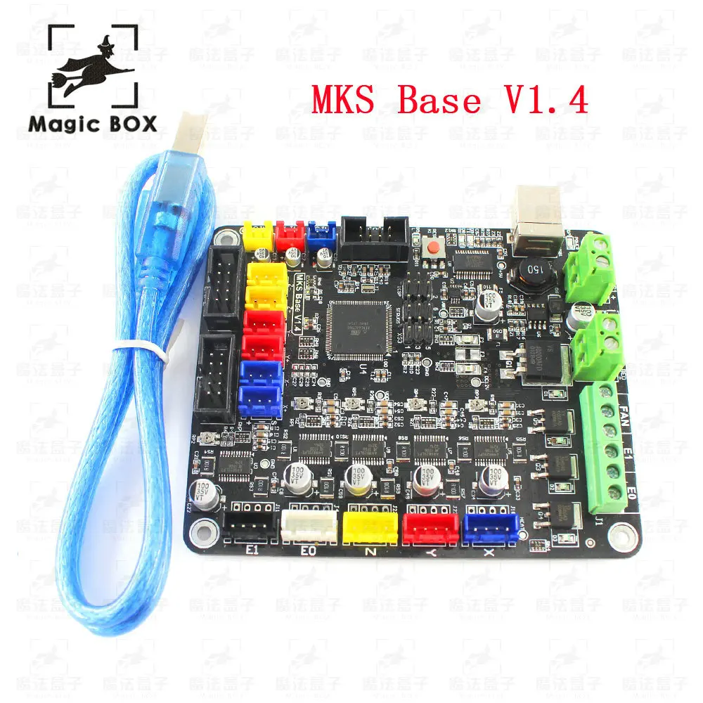 

3D Printer parts MKS Base V1.4 3D Printer Control Board With USB Mega 2560 R3 Motherboard RepRap Ramps1.4 Compatible 1 PC