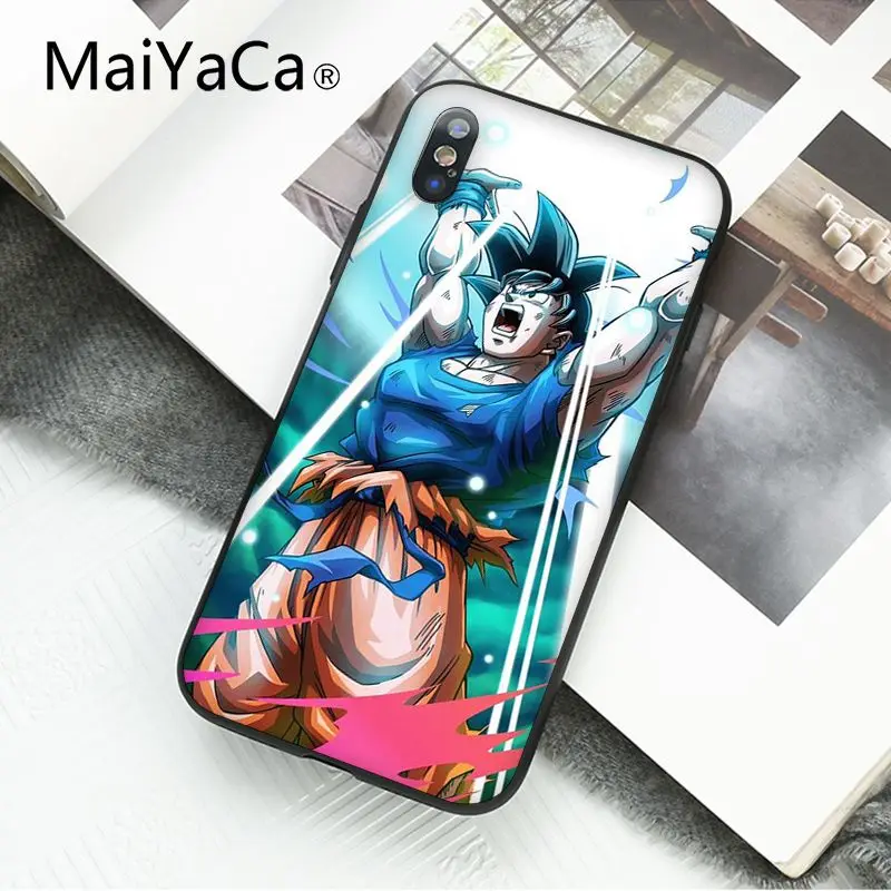 MaiYaCa Dragon Ball Z Super DBZ Goku Модный чехол для телефона iphone 11 Pro 11Pro MAX 8 7 6S Plus 5 5S SE XR X XS MAX 10 Coque