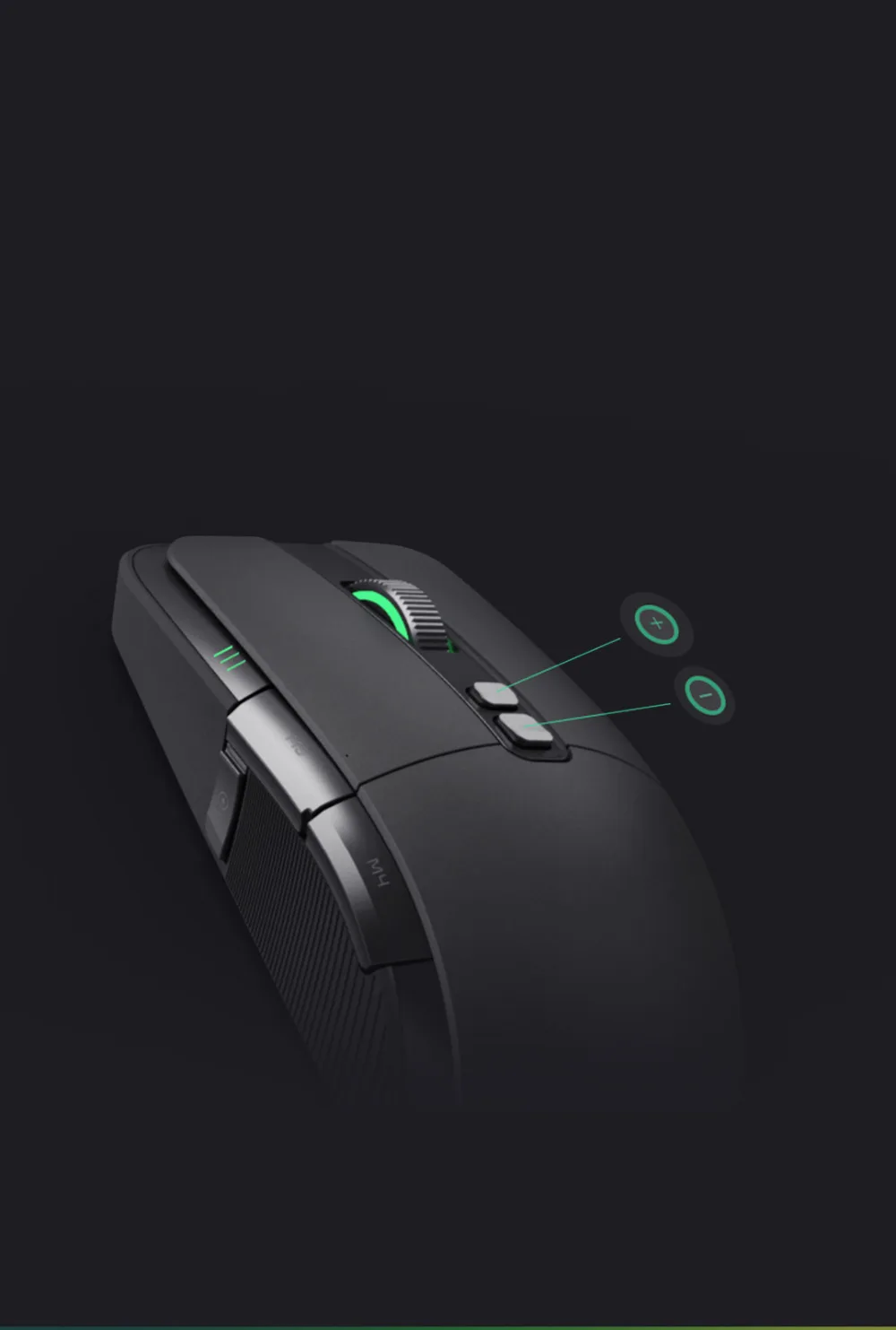 Original Xiaomi Mi wireWireless Game Mouses 2.4GHz 7200DPI 6 button For Video Game Desktop Office Laptop Windows macOS xiomi H0 (17)