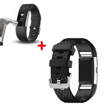 Сменный модный спортивный силиконовый браслет ремешок+ HD пленка для Charge 2 NOV23 E22#3