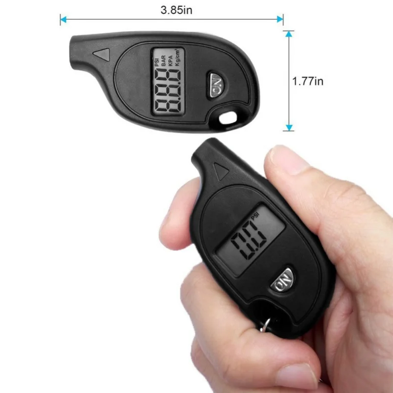 

3-150PSI Diagnostic Tool Digital LCD Display Keychain Tire Air Vehicle Motorcycle Car-detector Pressure Gauge