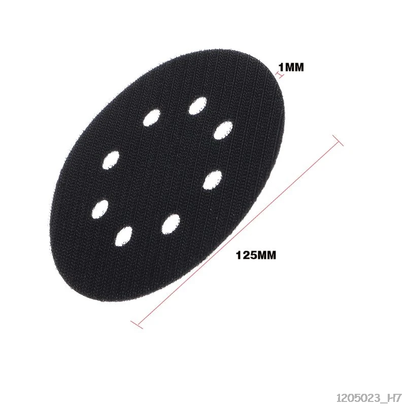 5 дюймов (125 мм) 8 отверстий ультра-тонкий интерфейс защиты поверхности коврик для шлифовальные колодки и крюк и петля шлифовальные диски