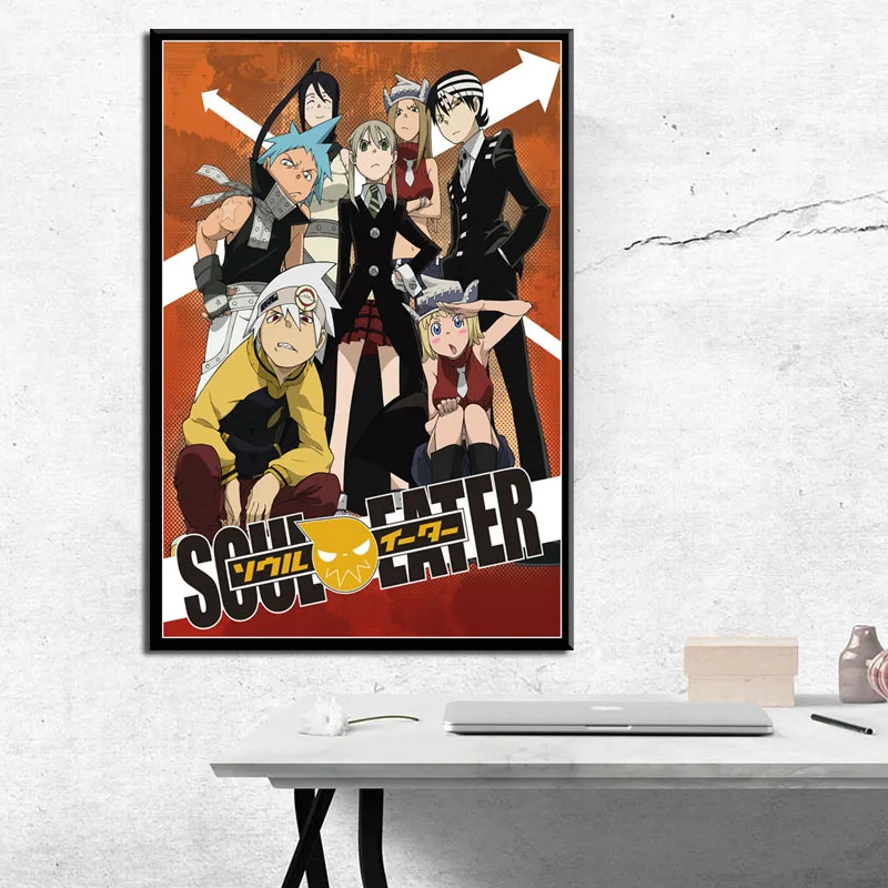 

Poster Prints Soul Eater Hot Japan Anime Comic Movie Gift Art Printing Canvas Oil Painting Wall Pictures Living Room Home Decor