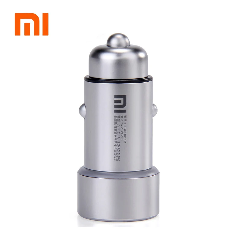 

Original Xiaomi Car Charger Dual USB Car-Charger Fast Charging Quick Charge Car Chargers Competiable with Most Phones Tablet PC
