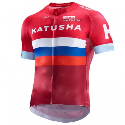 

2016 KATUSHA ALPECIN NATIONAL SHORT ONLY SLEEVE CYCLING JERSEY SUMMER CYCLING WEAR ROPA CICLISMO WITH POWER BAND SIZE XS-4XL