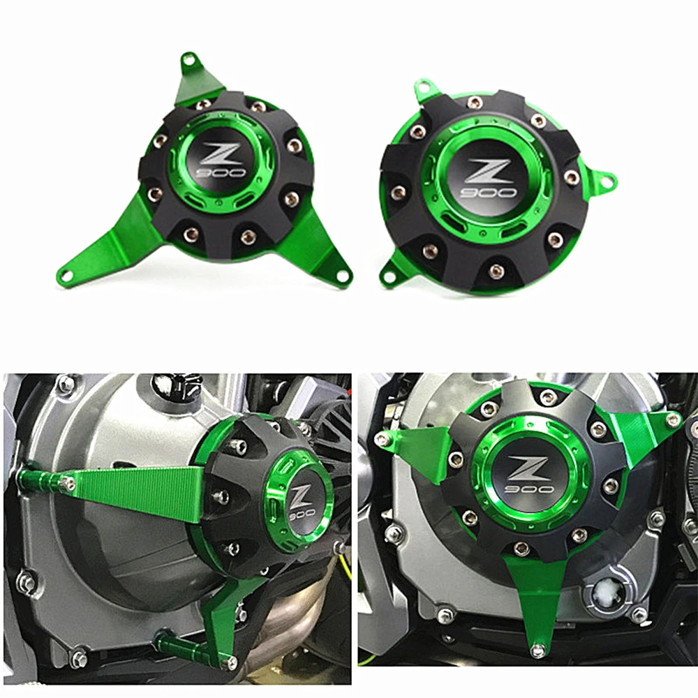 For Kawasaki Z900 2017 2018 CNC Aluminum Motorcycle Engine Guard Side