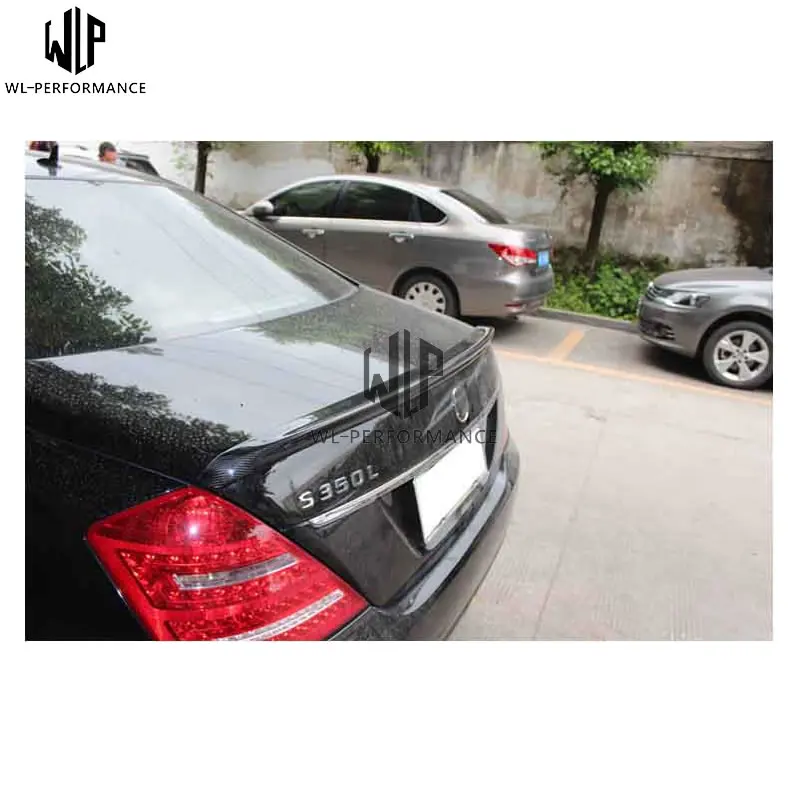 W221碳纤压尾翼 7
