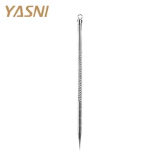 10 шт./лот игла для удаления прыщей серебристого цвета для удаления угрей очиститель пор инструмент для удаления прыщей средство по уходу за кожей лица FS107